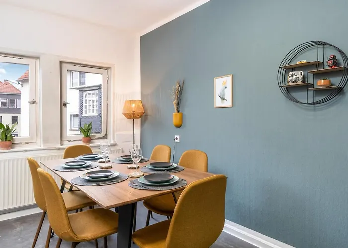 Апартаменты Kakadu - Zentral - Workplace - Gemeinschaftsterrasse, Snes Франкенберг